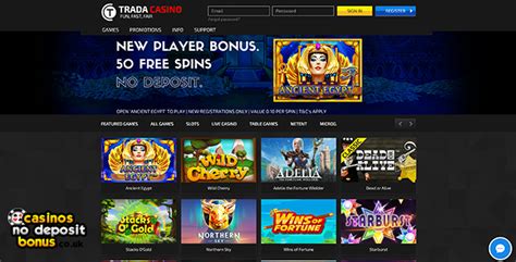 trada casino no deposit bonus codes